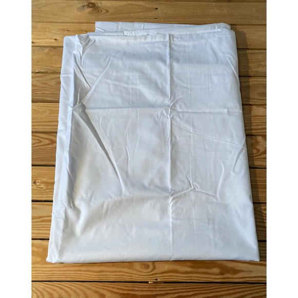 NEW West Point Hospitality 300 Thread Count Flat Sheet Size 77x108 White - Picture 1 of 4